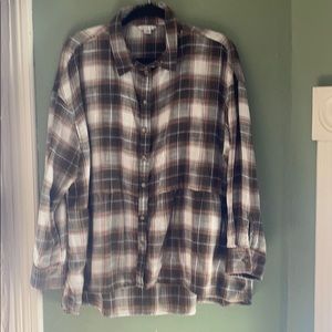 American Eagle babydoll flannel